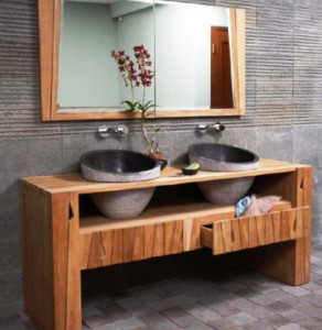 madera para muebles de baño