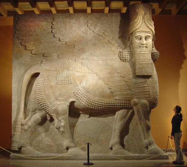 Historia de la escultura de Mesopotamia