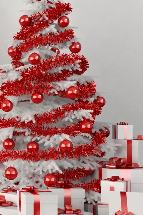 Como decorar un árbol de navidad blanco