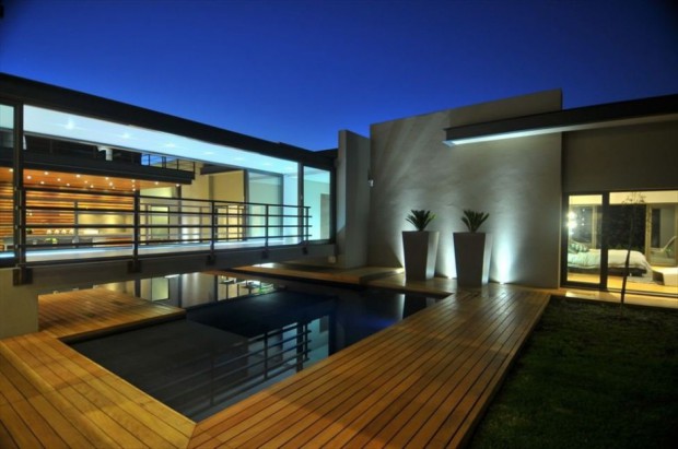 Casa Moderna en Sudáfrica piscina