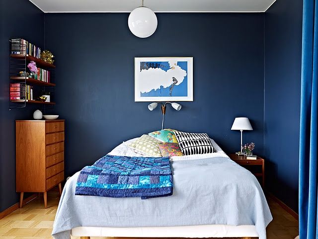 ¿Cómo decorar una habitación con el color azul?