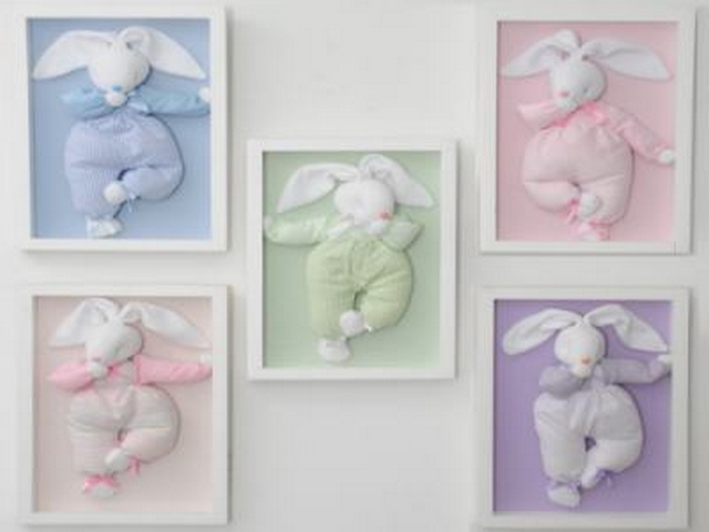 Decoracion de dormitorio de bebes tematica conejos 3