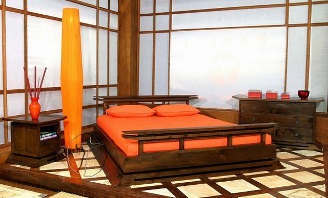 Decoracion de dormitorios anaranjados 6