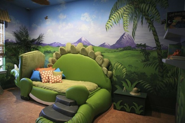 Decoracion dormitorio infantil tematica dinosaurio 4