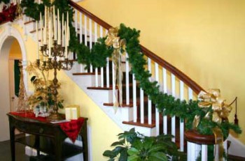 Cómo decorar las escaleras en navidad