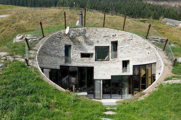 Casa subterránea de Vals, Suiza